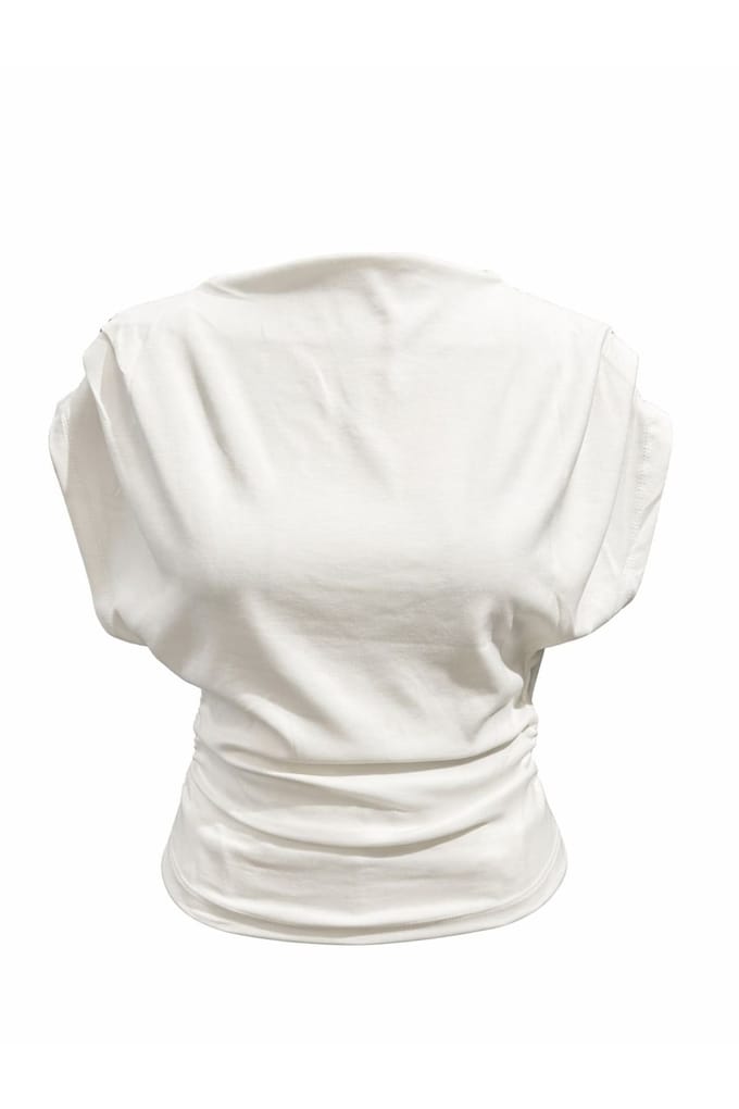 Hoge Taille Wijde Pijpen Brei Co-Ord Set met Boothals
