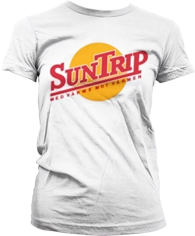 Hybris Suntrip Girly T-shirt voor dames, wit eit