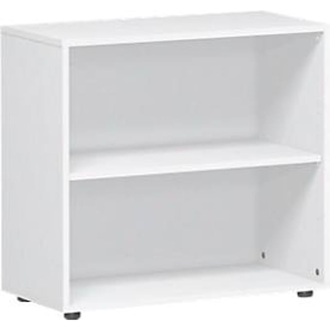 PALENQUE boekenkast, 2 OH, B 800 x D 400 x H 752 mm, wit