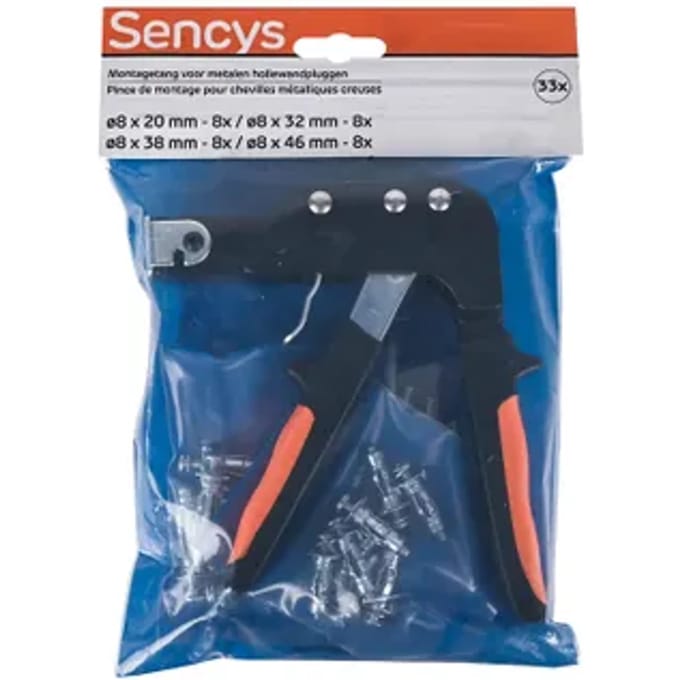Sencys Plug Voor Gipsplaat Staal - Per Stuk