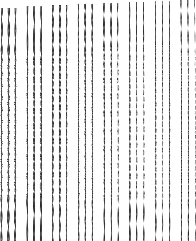 Dailygoods- Scrollzaagbladen Set 24 Stuks - 130 mm - Spiraalvormige