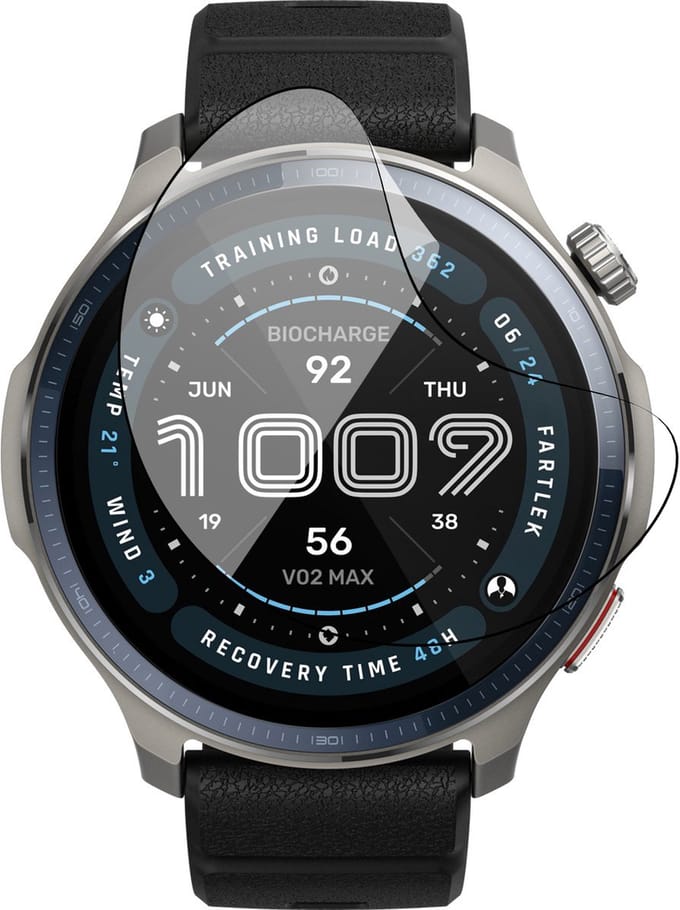 Screenprotector geschikt voor Amazfit Balance 2 - 1x FlexGuard Screen Protector