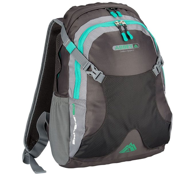 Abbey Camp Rugzak - Outdoor backpack - 20 Liter - Grijs/Groen