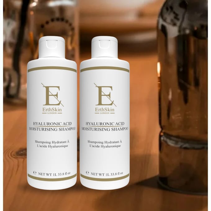 ErthSkin London Hyaluron Hydraterende Shampoo Set