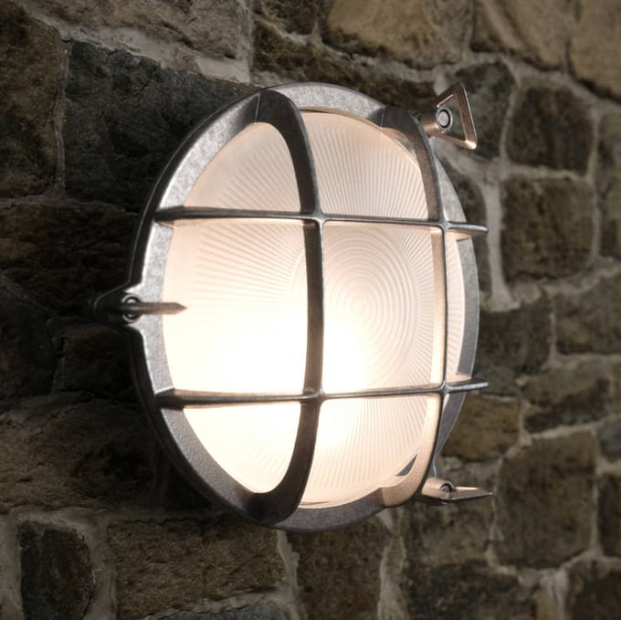 Nordlux Buitenwandlamp Polperro, nikkel