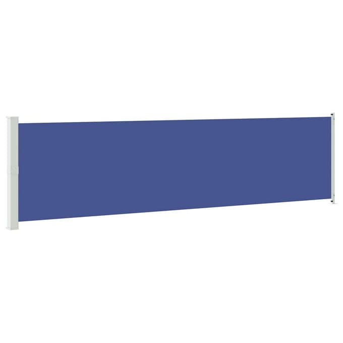vidaXL - Tuinscherm - uittrekbaar - 600x160 - cm - blauw