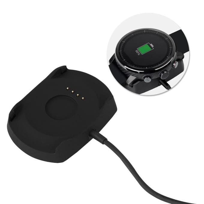 Station d'accueil chargeur USB pour montre connectée Huami Amazfit Stratos 22S black