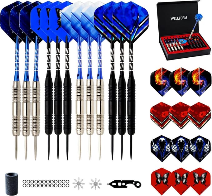 Metalen Steeltip Darts Set voor Heren en Dames - 26 Gram Professioneel
