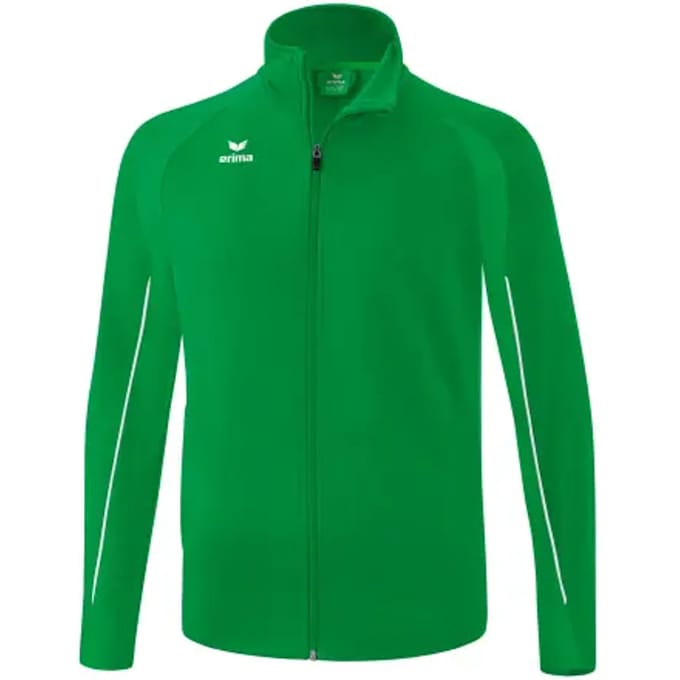 Erima Liga Star Polyesterjack Heren - Wit / Smaragd | Maat: L