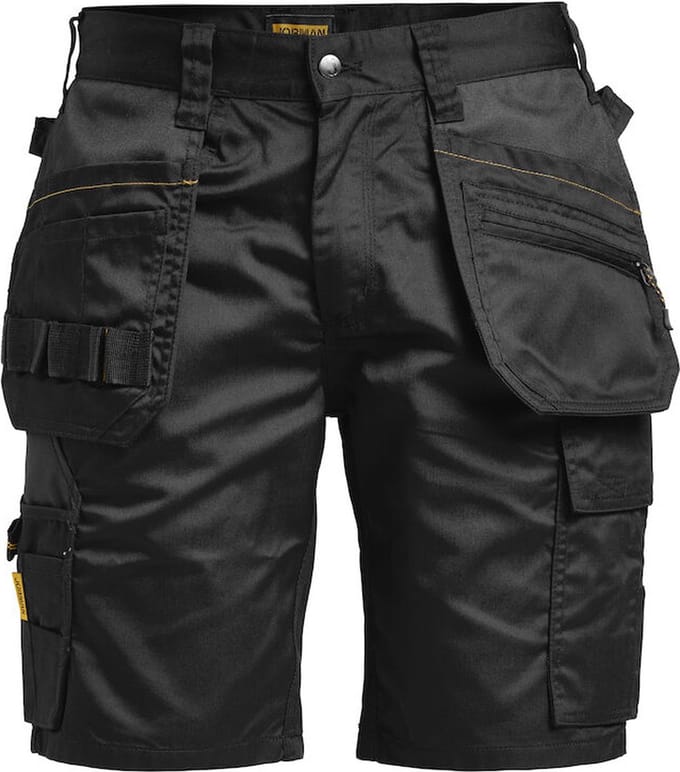 Jobman Practical 2722 Korte Werkbroek Holsterpockets - Mannen - Zwart - 62