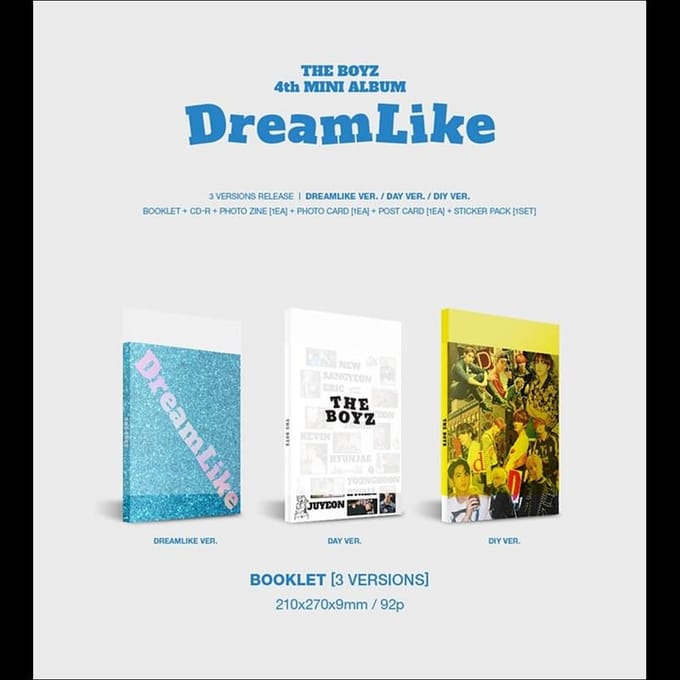 THE BOYZ [DREAMLIKE] Mini 4e album Random blue