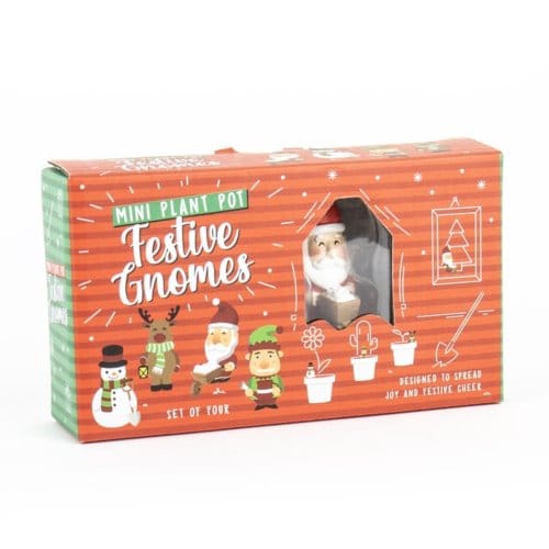 Gift Republic Bloempot Decoratie - Kerst (set van 4)