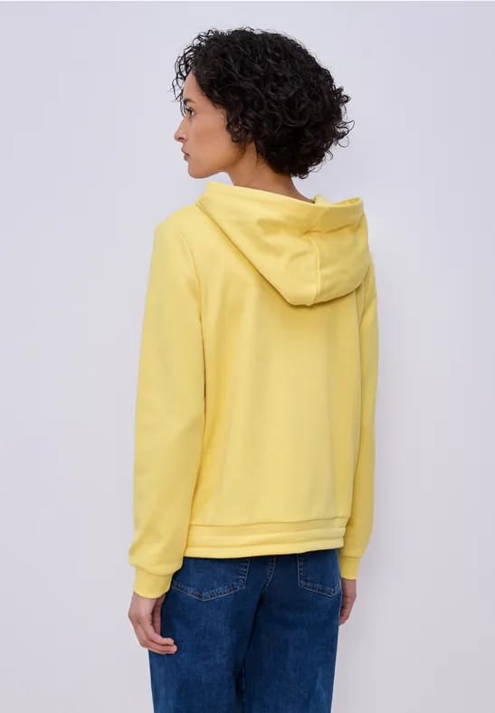 Hoodie in effen kleur