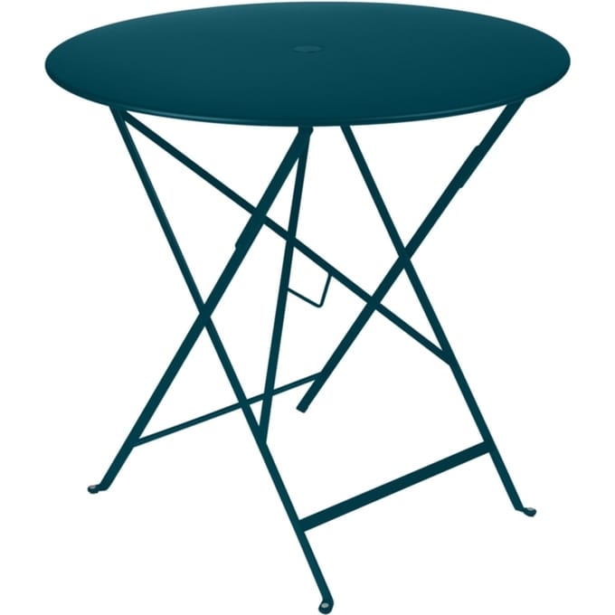 Fermob BISTRO klaptafel rond - 21 acapulcoblauw - Ø 77 cm