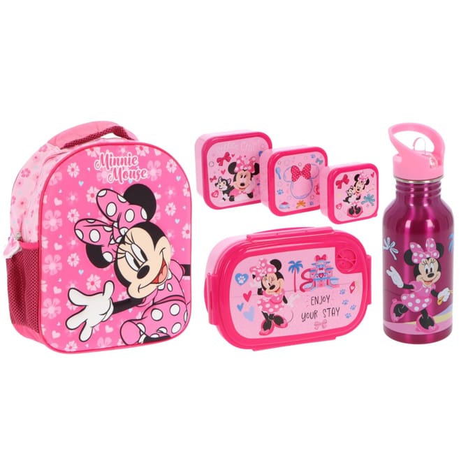 Minnie Mouse schoolset; rugzak en lunchset