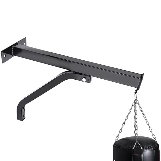 Support mural pour sac de frappe de boxe robuste, accessoire de support suspendu noir