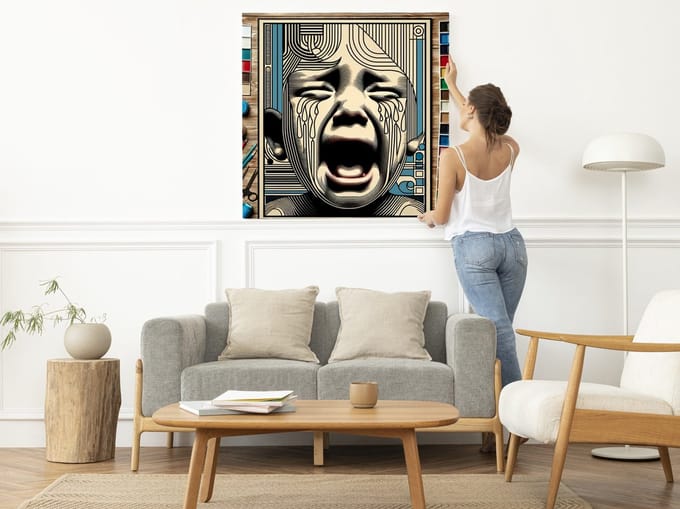 Kunstprint | Wanddecoratie | Dibond | 80 × 80 cm