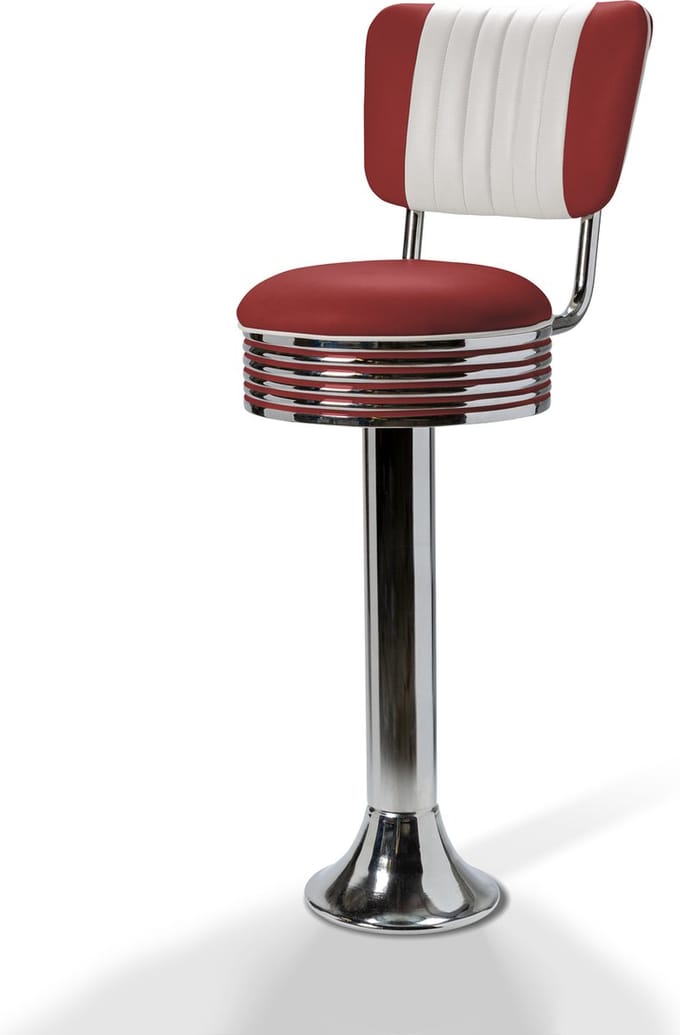 Bel Air Retro Barkruk BS-27CB Ruby