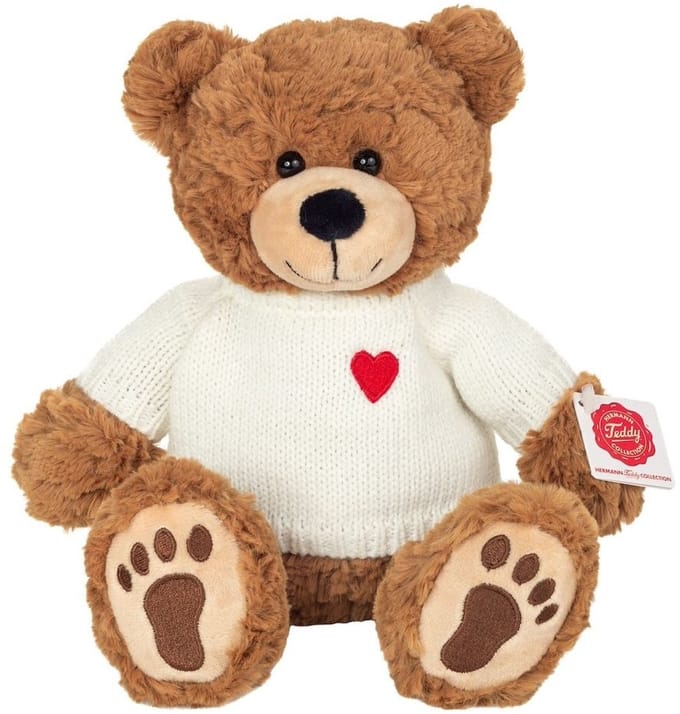 Knuffel Teddy Percy met Trui 30cm