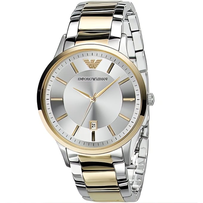Emporio Armani AR2449 Heren Twee-Kleur Sporthorloge