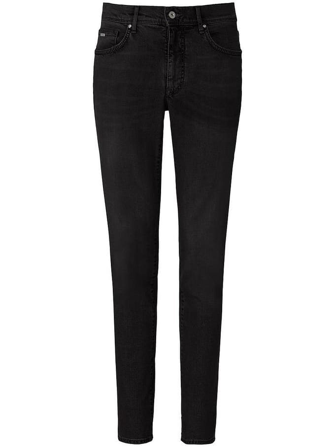 Brax Heren Jeans  Style CADIZ PERMA BLACK, denim perma zwart, maat 36/30