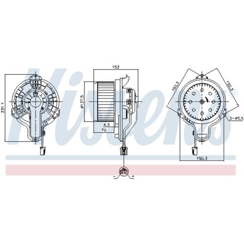 Interieurblazer NISSENS 87648