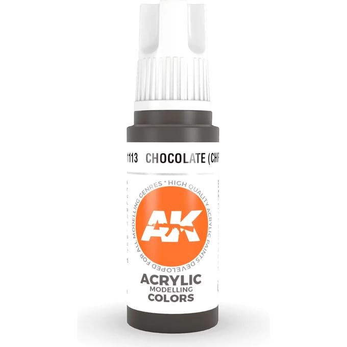 Chocolate (Chipping) Acrylic Modelling Color - 17ml - AK-11113