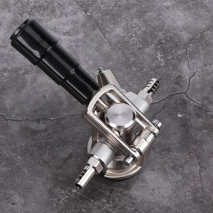 D Type RVS Bierfustkoppeling Fustdispenser Apparatuur met Drukreduceerventiel gray