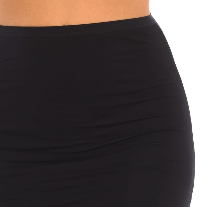 Dames Midi Onderrok met Elastische Tailleband Q300