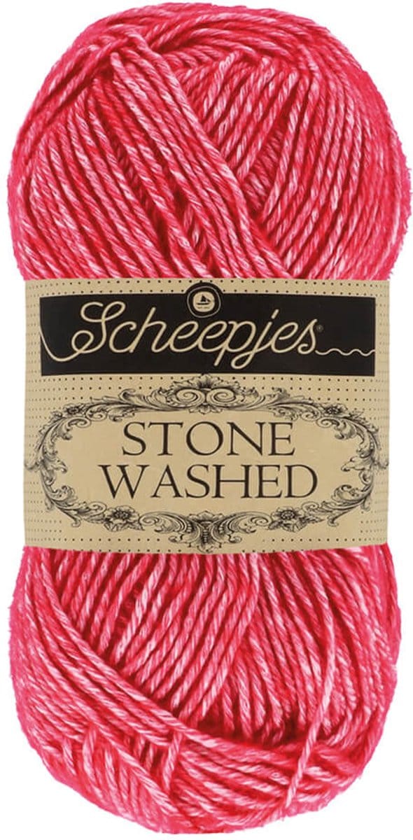 Scheepjes Stone Washed 50 gr - 807 Red Jasper