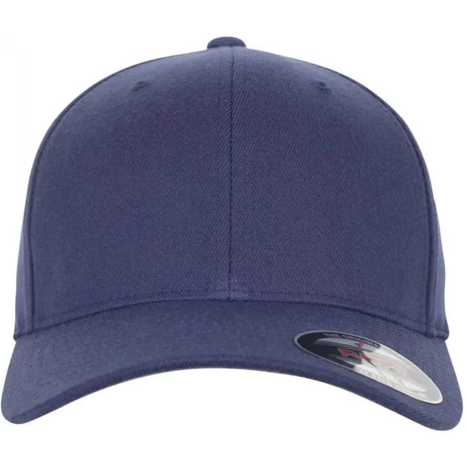 Urban Classics - Wool Blend Flexfit pet - S/M - Blauw