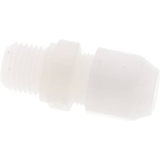 6x8mm & G1/4'' PVDF rechte slangkoppeling met buitendraad 10bar/145psi