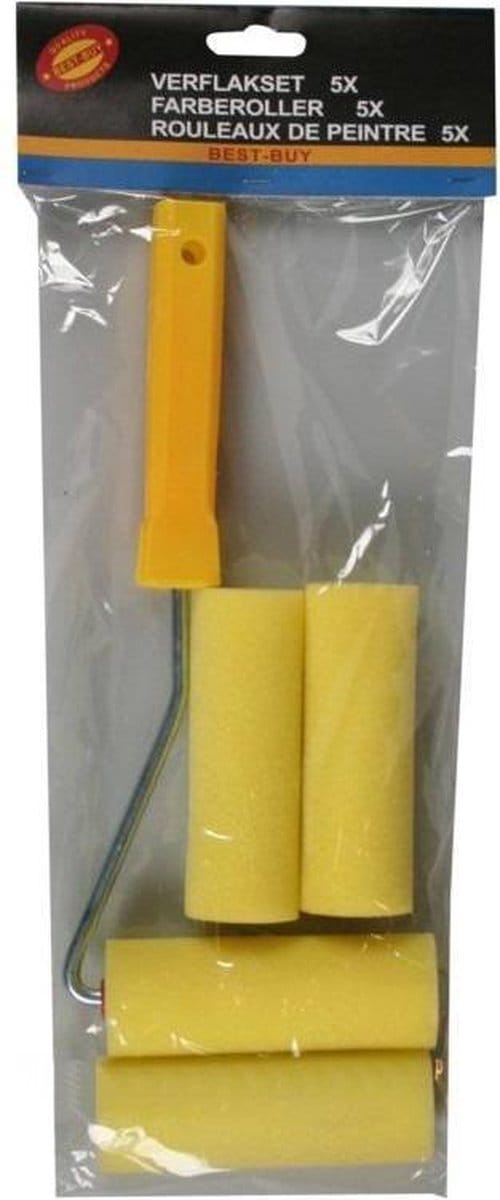 Benson Schilderset - 4 schuimrollers en beugel - 5-delig - 100 mm - 28 cm