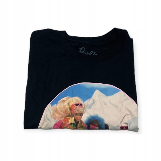 Koszulka T-shirt męski okrągły dekolt SPENCER'S BARBIE M black