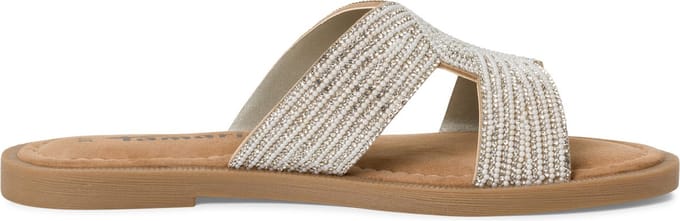 Tamaris Core Dames Muiltjes - SILVER GLAM - Maat 41