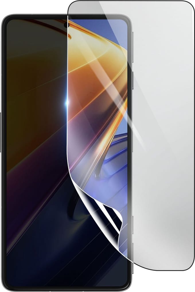 3mk, Geschikt voor Xiaomi Poco F4 GT, Schokbestendige Hydrogel Screenprotector, Transparant