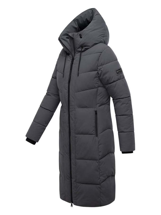 Navahoo dames wintermantel SCHOKOKUSS – elegant, warm & functioneel