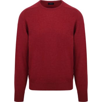 Trui William Lockie Pullover Lamswol O Poppy Mellange