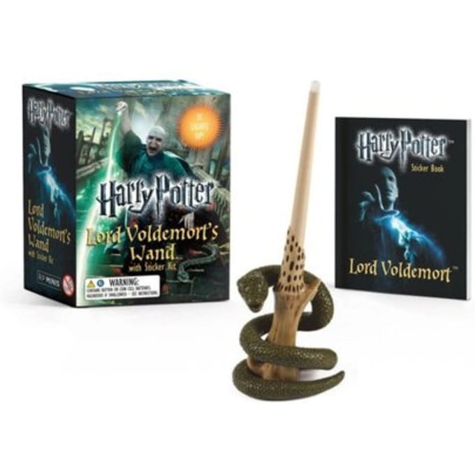 Harry Potter Voldemort's Wand With Sticker Kit - Running Press