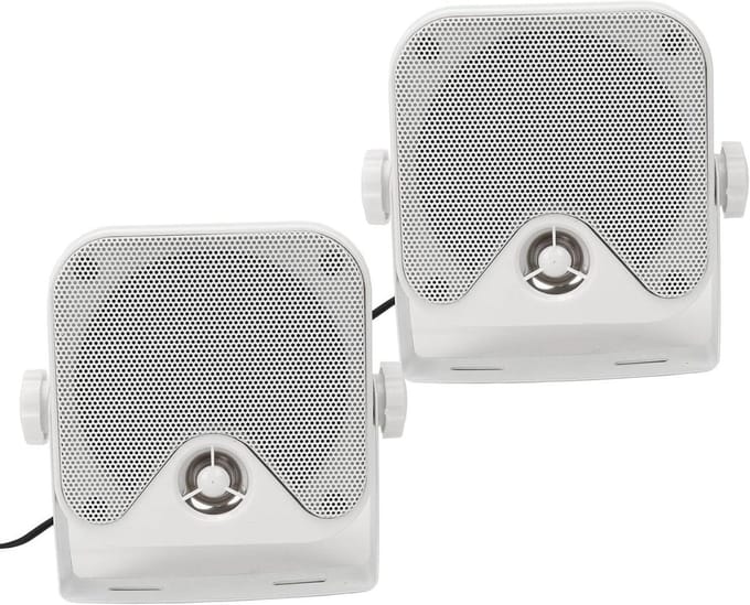 Waterdichte Marine Luidsprekers - Scheepsaudio Geluidssysteem - Buiten Muziek Afspelen - Robuuste Roestbestendige Constructie - 4 Inch - Wit