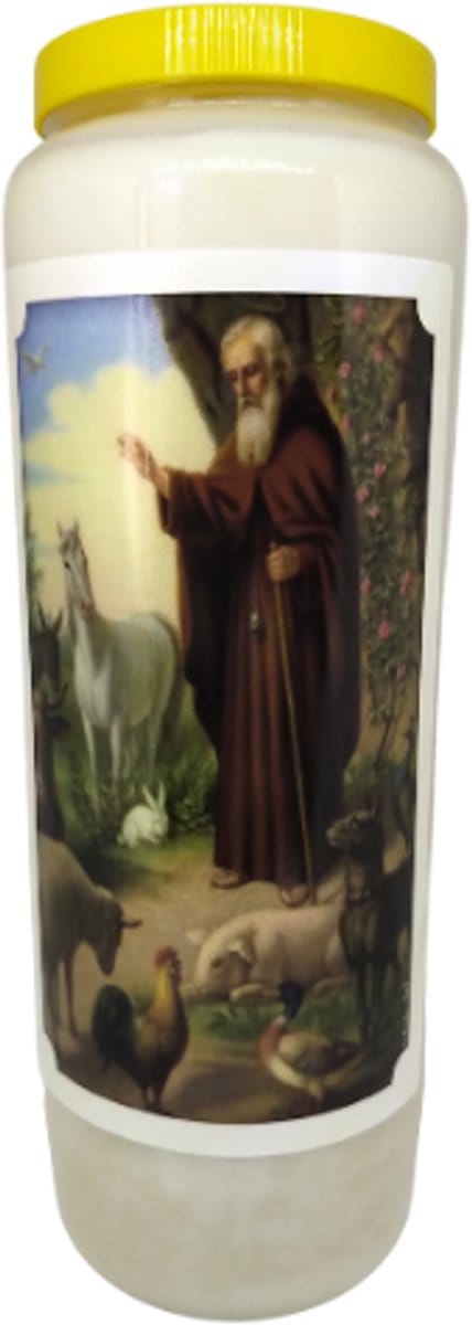 Noveenkaars Jozef staand - 9 dagen brander - set van 5 stuks