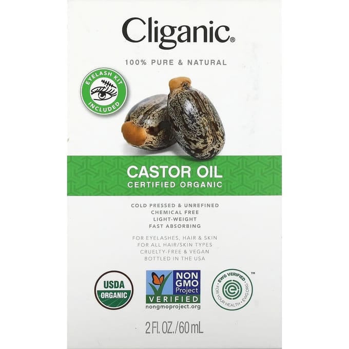 Cliganic, Biologische Castorolie, 2 fl oz (60 ml)