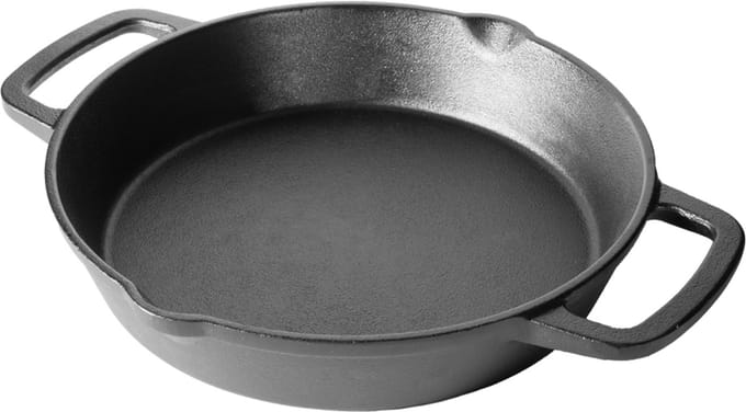 The Windmill Cast Iron - Skillet S met 2 handvatten - Gietijzer - Ø16 cm