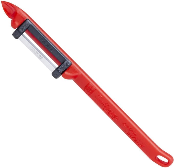 RÖR Solingen Dunschiller Basic – RVS – Lemmet 5 cm – Rood