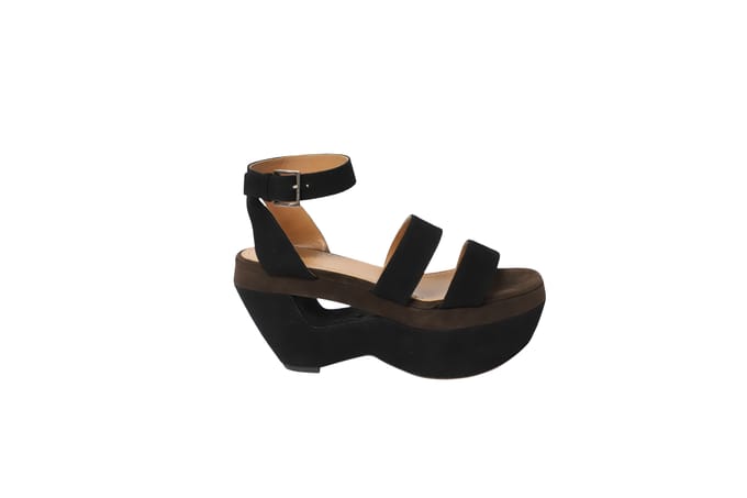 Alaia platform sandalen in veelkleurig suède