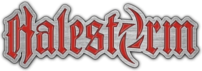 Halestorm - Logo Pin - Grijs/Rood