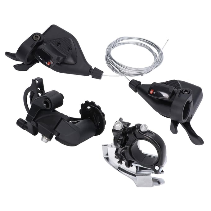 WAKE 30 Speed Groepset 3x10 Speed Schakelhendel Voor- en Achterderailleur Set voor Mountainbike black