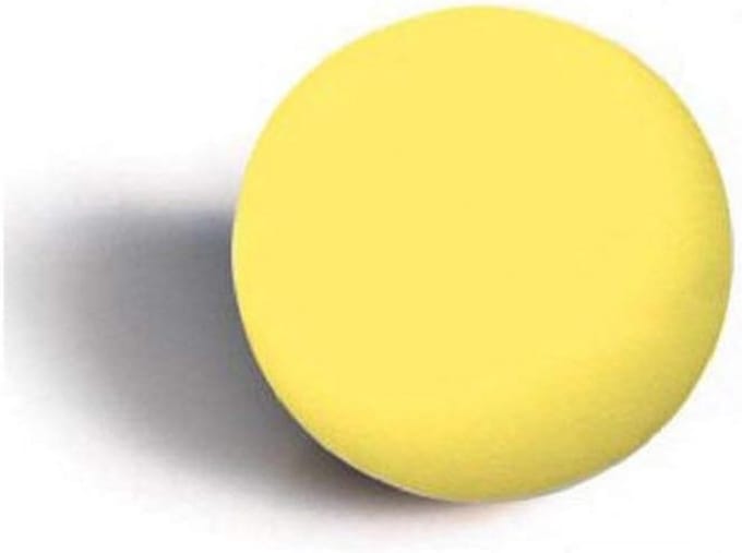 10x Standaard Tafelvoetbal Ballen Geel 33mm Nylon