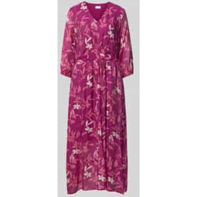 Midi-jurk met all-over print