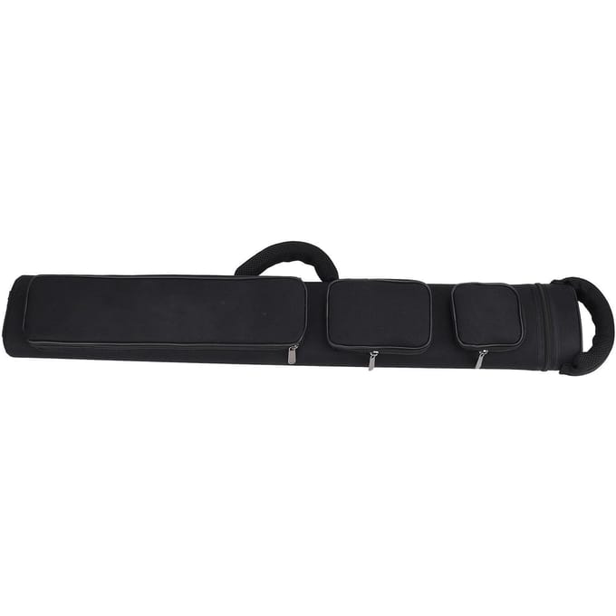Sac de Queue de Billard Grande Capacité 6 Trous Tissu Oxford Imperméable Étui de Transport pour Queue de Billard black